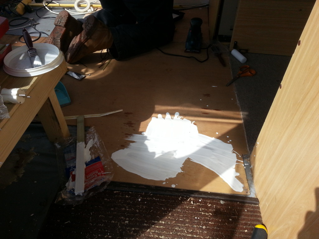 and there was me thinking we were not going to paint the floor...