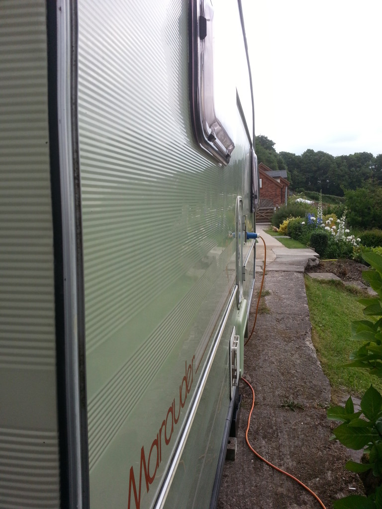 For a 20+ year old caravan that is clean :-)